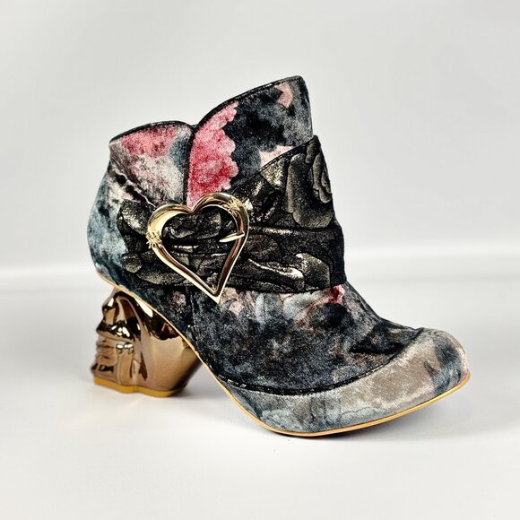 Irregular Choice Dead Funny Skull Light-Up Heels – Size 39 / UK 6 – Rare - Picture 1 of 11